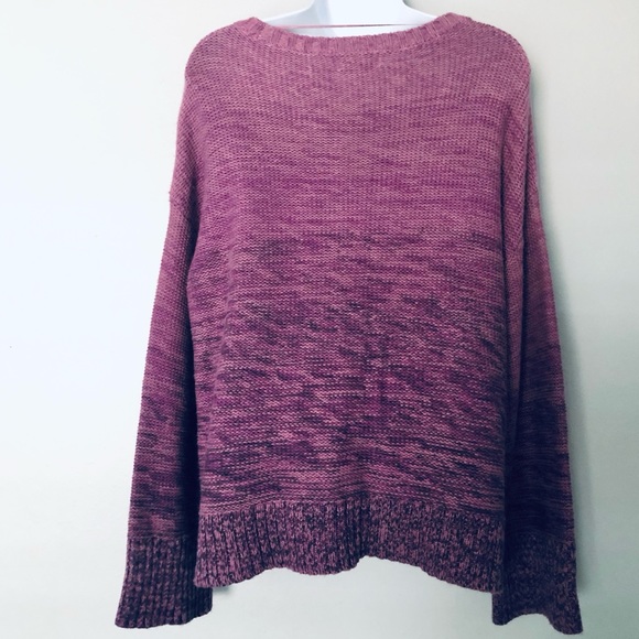 NEW Style & Co Ombre Bell Sleeve Chunky Sweater - Picture 3 of 11